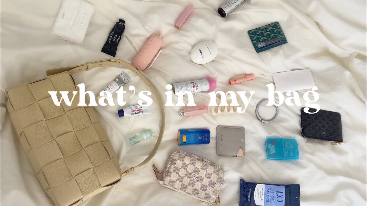 [What's In My Bag?] summer essentials | Bottega Veneta Brick Cassette | バッグの中身