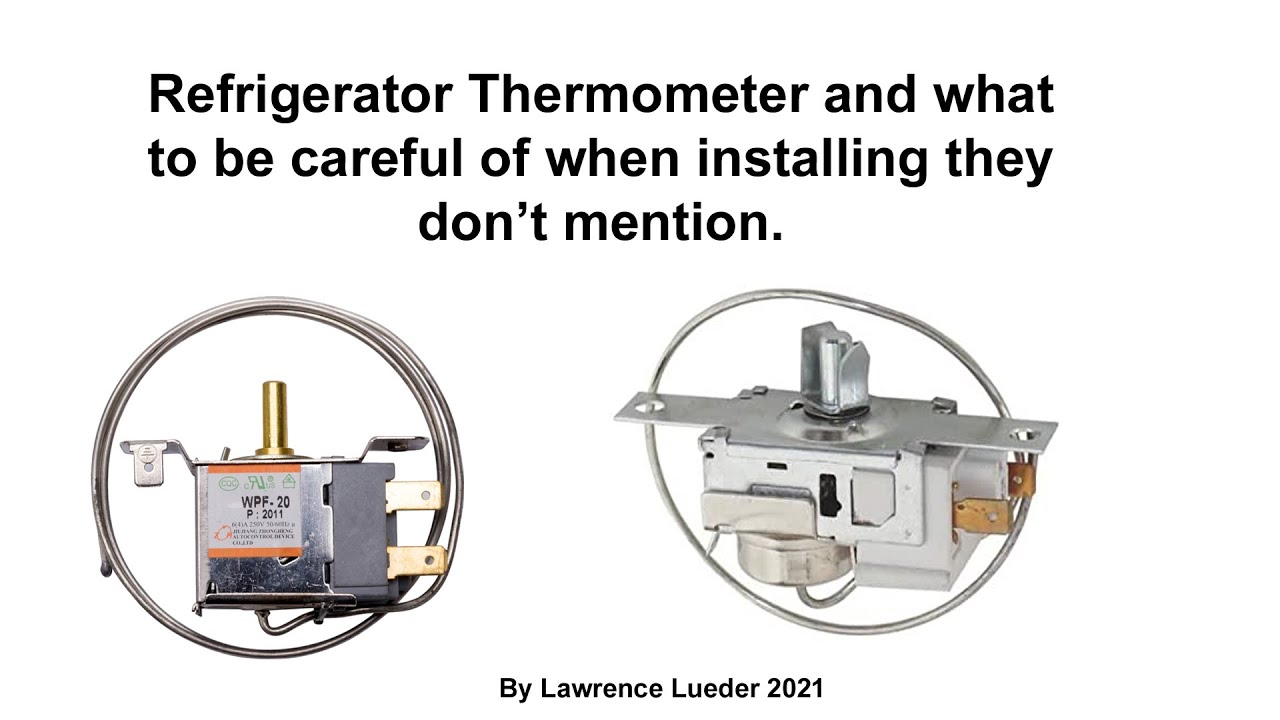 Replacing Refrigerator Thermostat what other videos don't tell You.