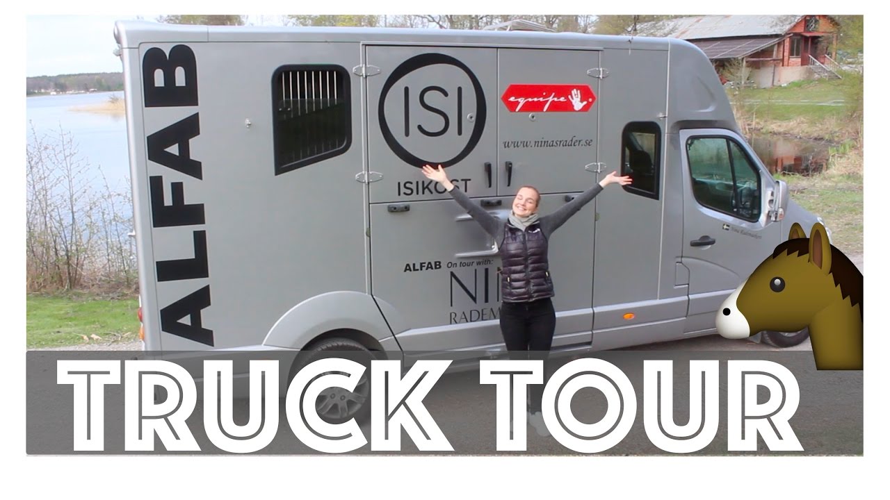 ♘TRUCK TOUR♘ Visar min hästbuss!