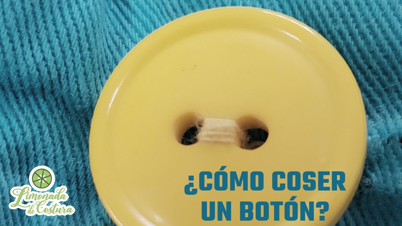 👍 Cómo COSER un BOTÓN a mano 🧵 Con esta técnica NO se va a CAER