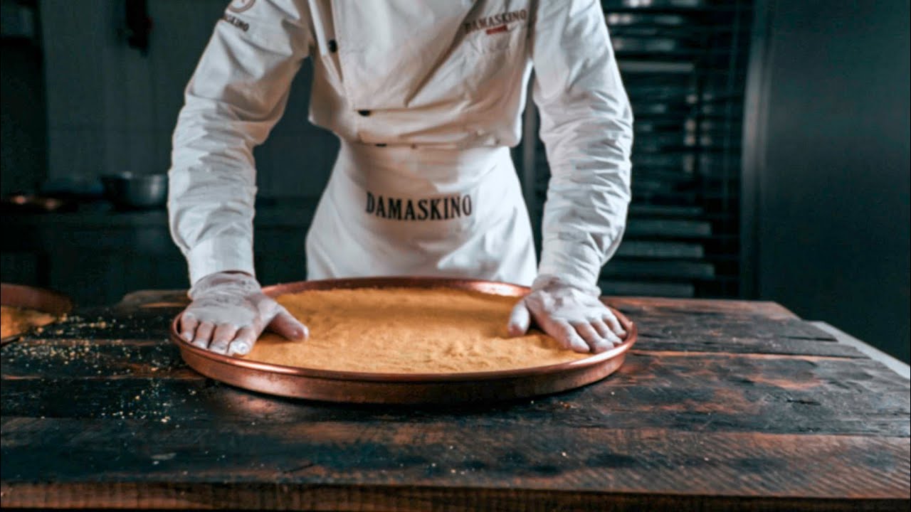 Kunafe B-ROLL (Arabic Dessert)