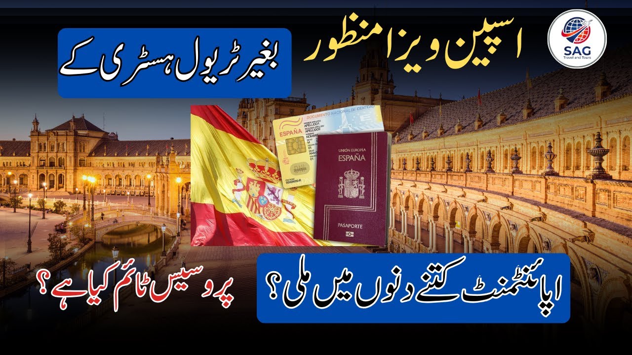 Spain Visit Visa From Pakistan 2026 | Appointment, Requirements & Processing Time