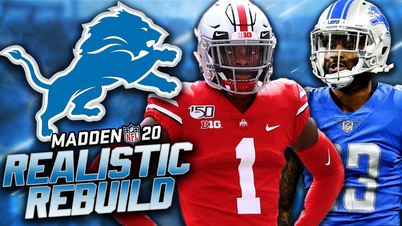 Rebuilding the Detroit Lions | Lions draft Jeff Okudah! Madden 20 Franchise