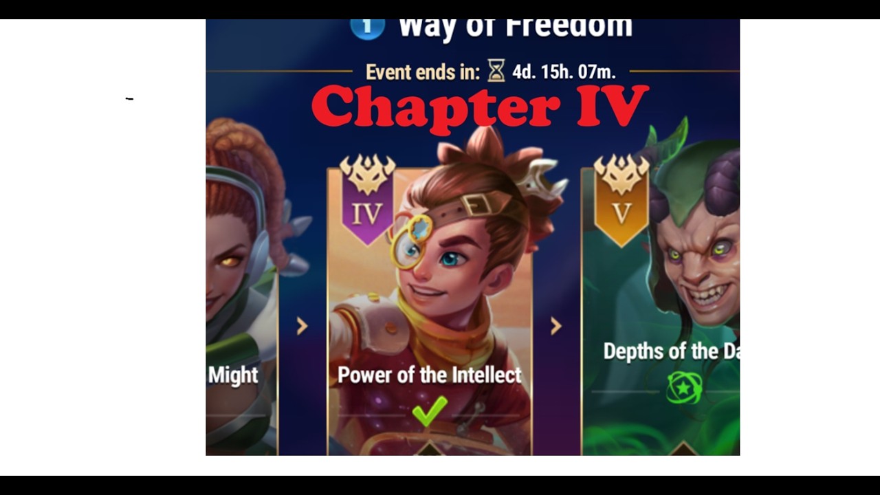 Galahad - Way of Freedom - Chapter IV - Power of the Intellect
