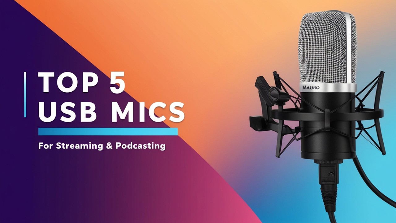Top 5 USB Microphones for Streaming 2026 – Clear, Plug-and-Play Audio!