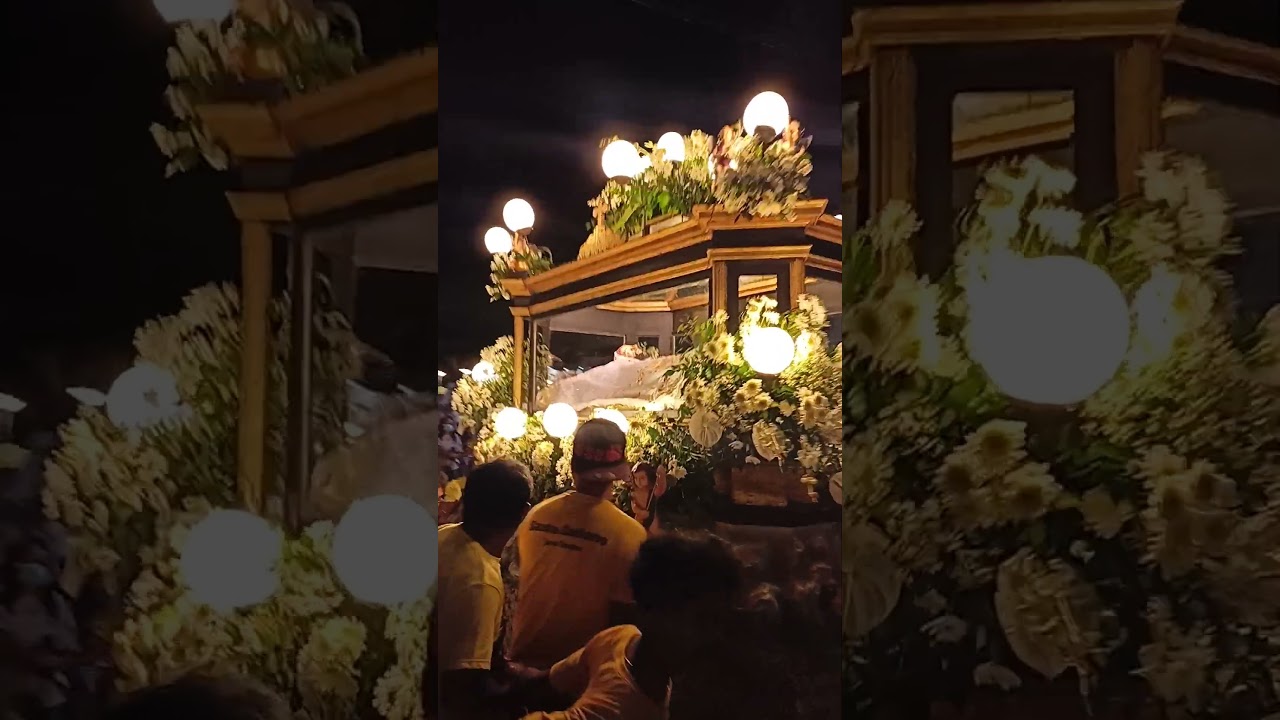 #Santo Entierro at Jaro Metro Politan Cathedral and the Natinal Shrine of our Lady of the Candles