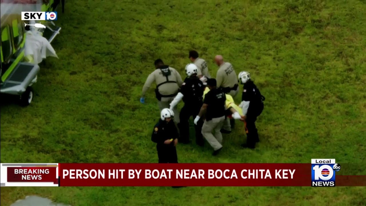 Diver airlifted after being hit by a boat off Boca Chita Key