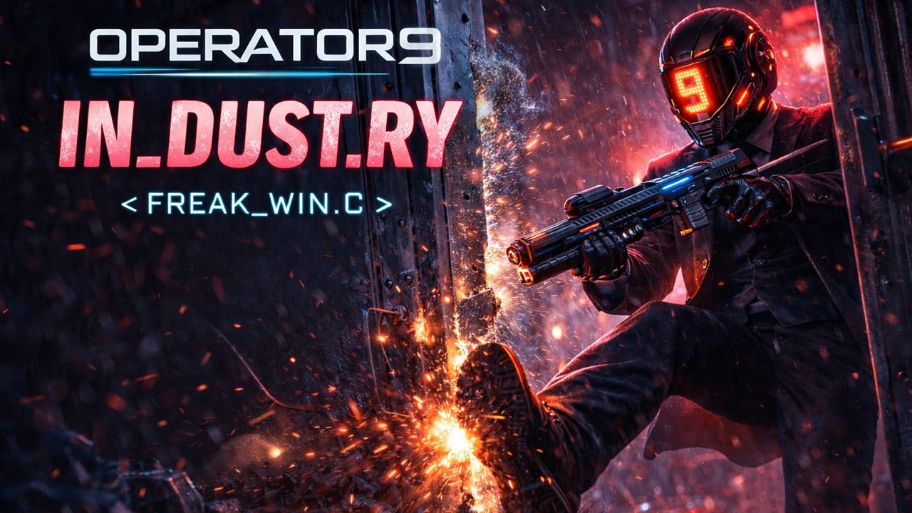 Cyberpunk Synthwave Gaming Music | In_Dust.RY - Operator9 (Freak_Win.C)