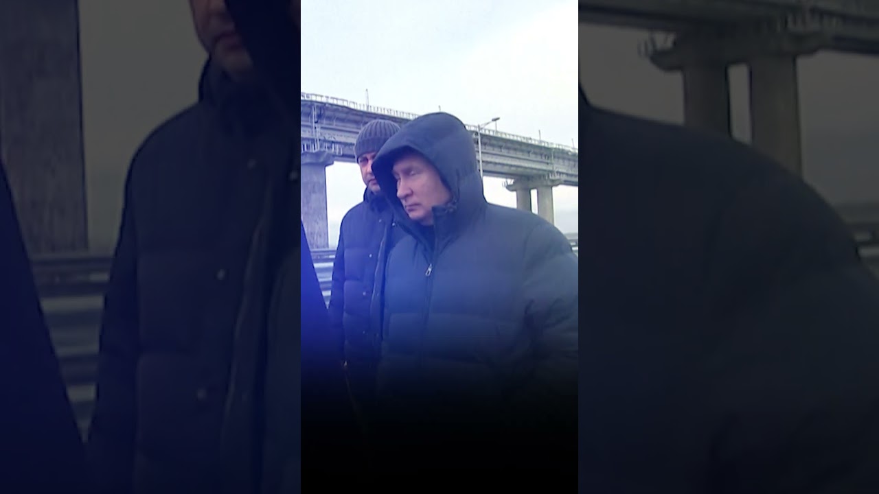 Putin Drives Across Crimean Bridge In A Mercedes Weeks After Blast