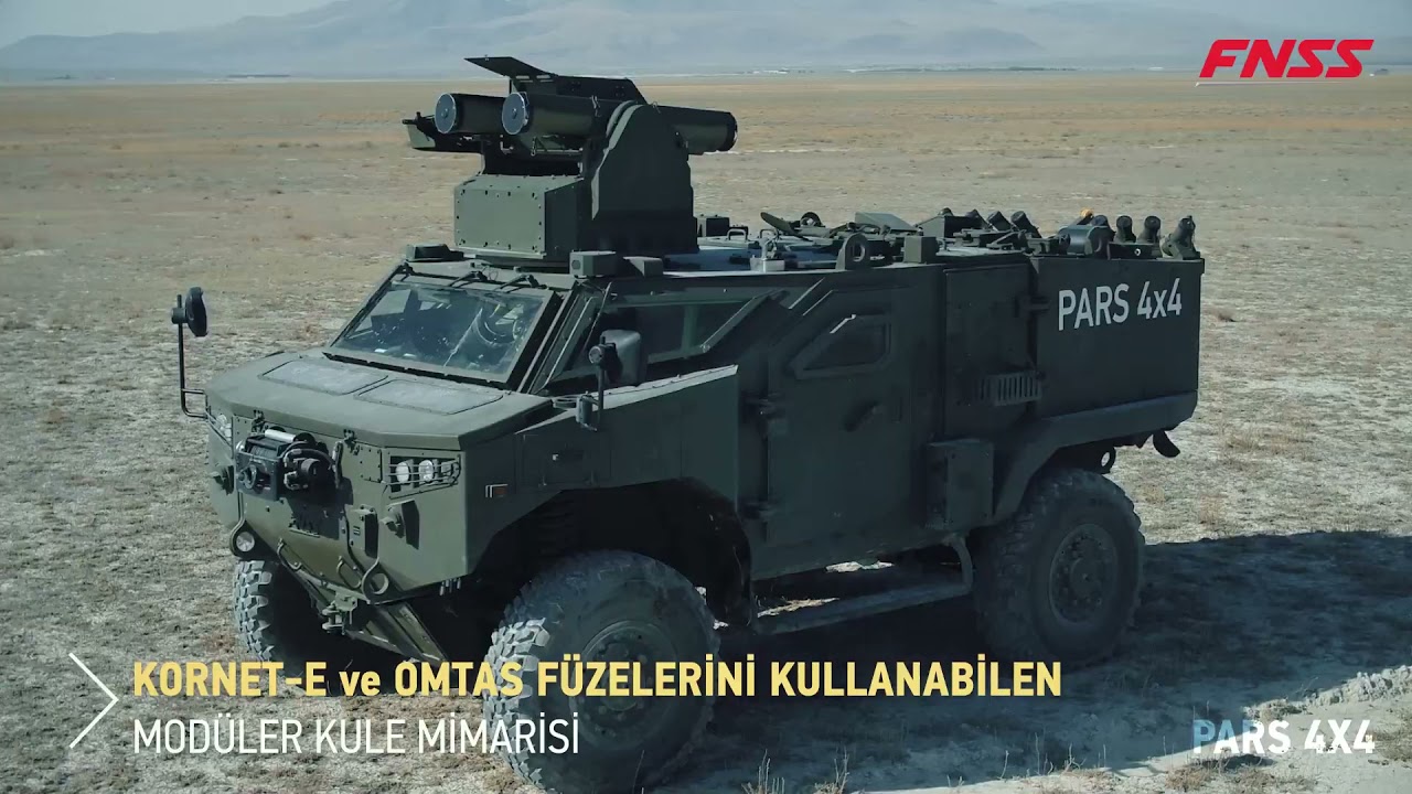 FNSS PARS 4X4 TTZA / FNSS PARS 4X4 TACTICAL WHEELED ARMORED VEHICLE