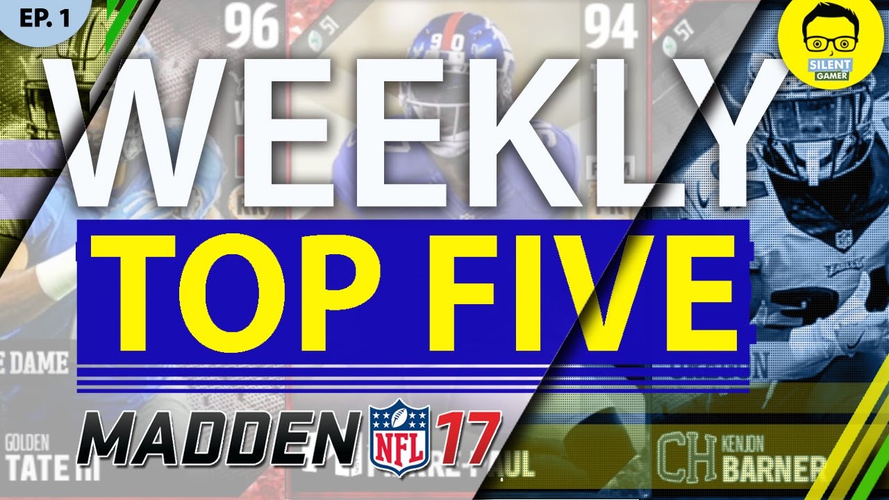 Madden 17 Weekly Five - 97 OVR Kam Motivators, Campus Heros, and more - 