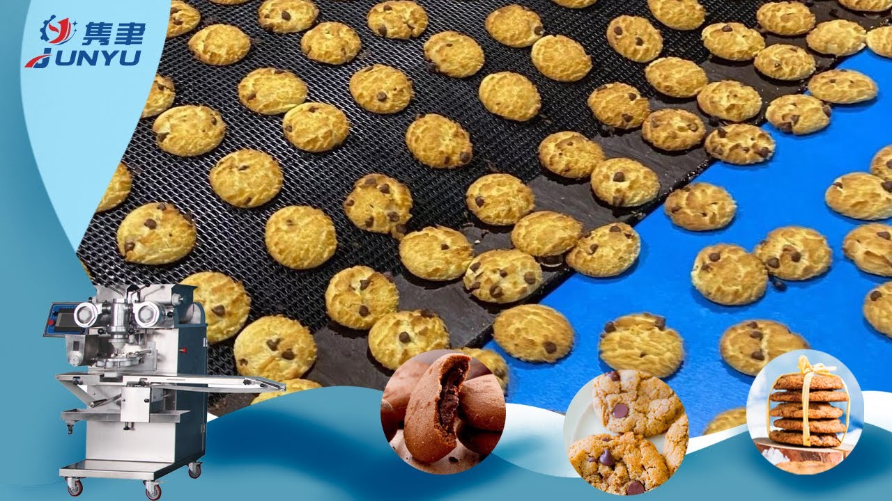 Semi-automatic filling cookie production line Cookies making machine how to start cookies business