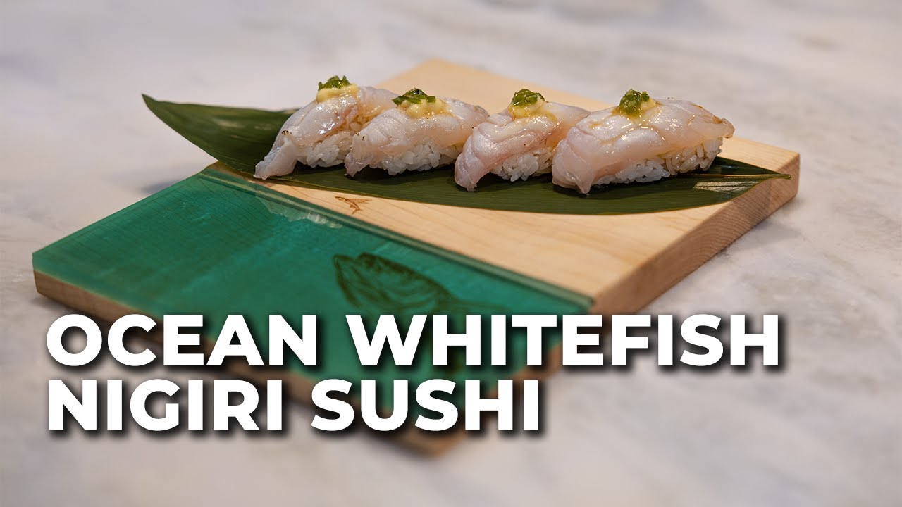 Ocean Whitefish Nigiri Sushi Recipe
