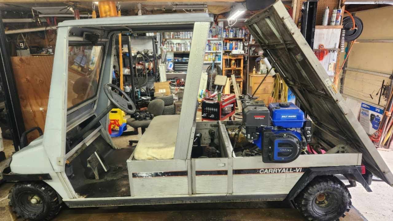 Замена двигателя для переноски BILT HARD 420 Club Car, часть 1