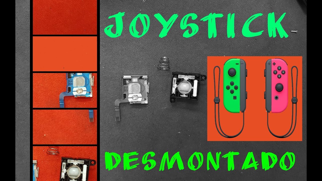 Como reparar joystick de JOY CON Desmontandolo!!!! * Nintendo Switch *