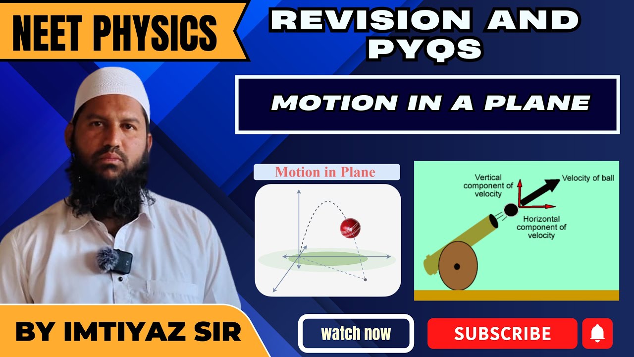 Motion in a Plane  Formula Revision, PYQs & Question Practice  NEET Physics  Free Notes