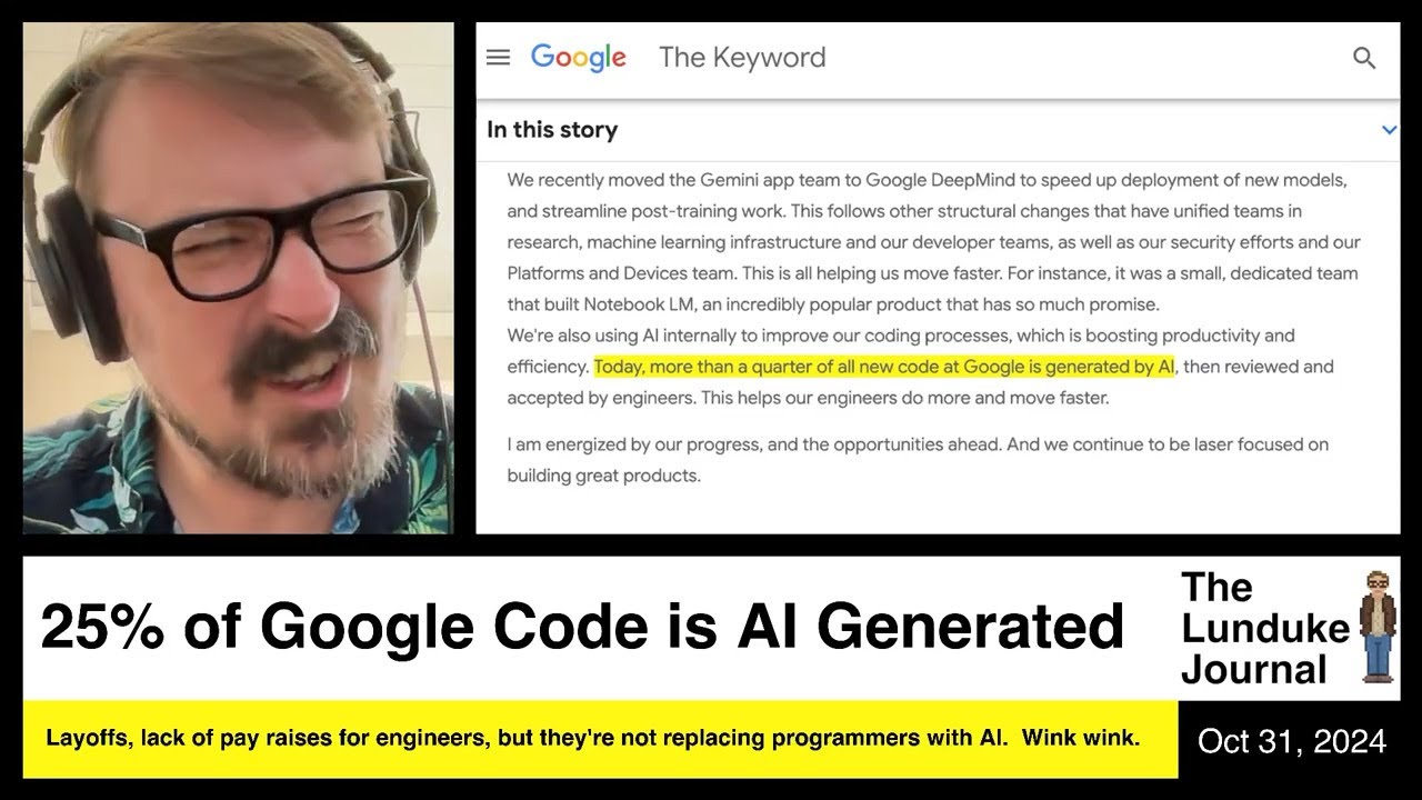 25% of Google Code is AI Generated