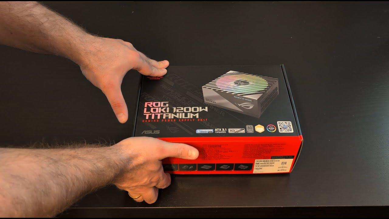 ASUS ROG LOKI SFX-L PSU 1200W UNBOXING