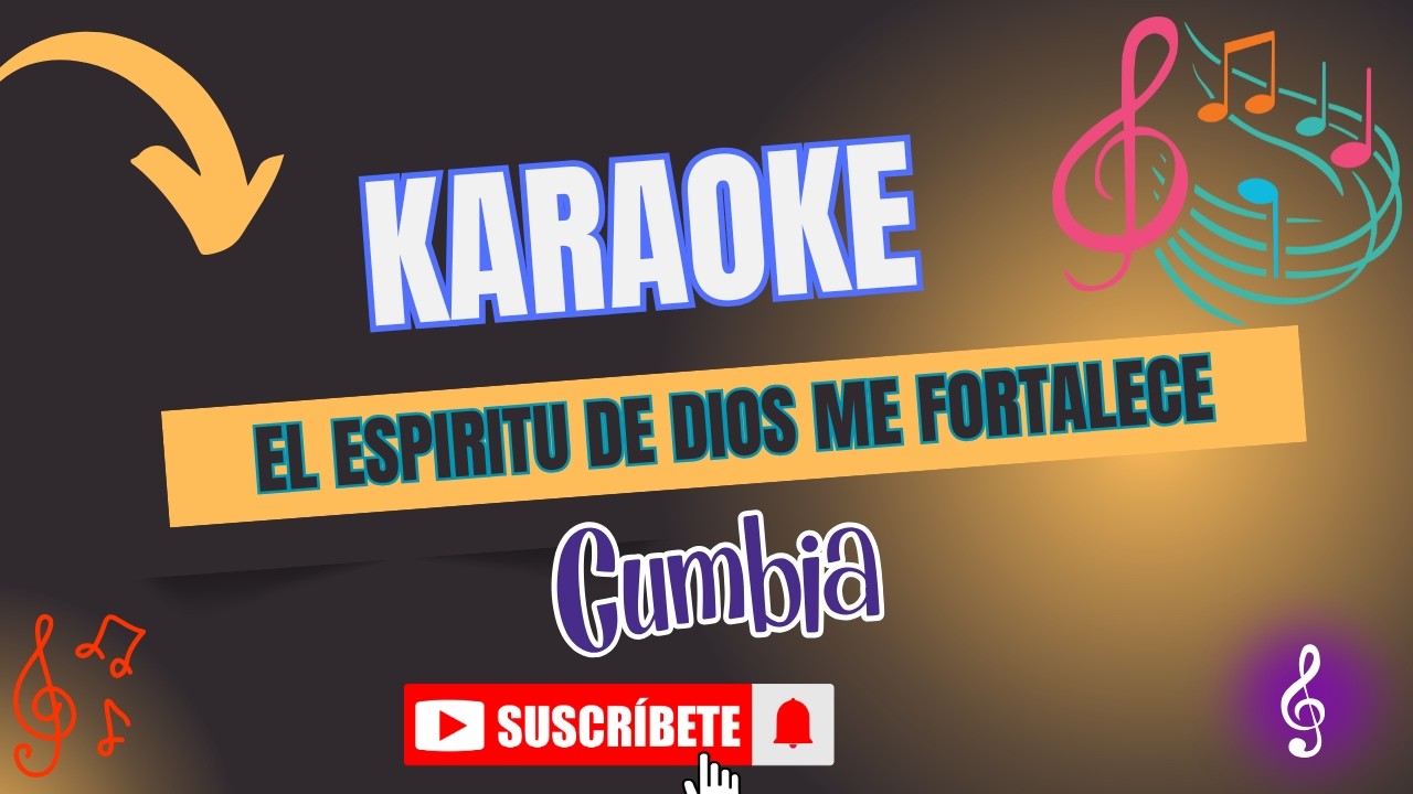 EL ESPÍRITU DE DIOS ME FORTALECE 🔥 | KARAOKE CRISTIANO 2026 | ALABANZA QUE TRANSFORMA