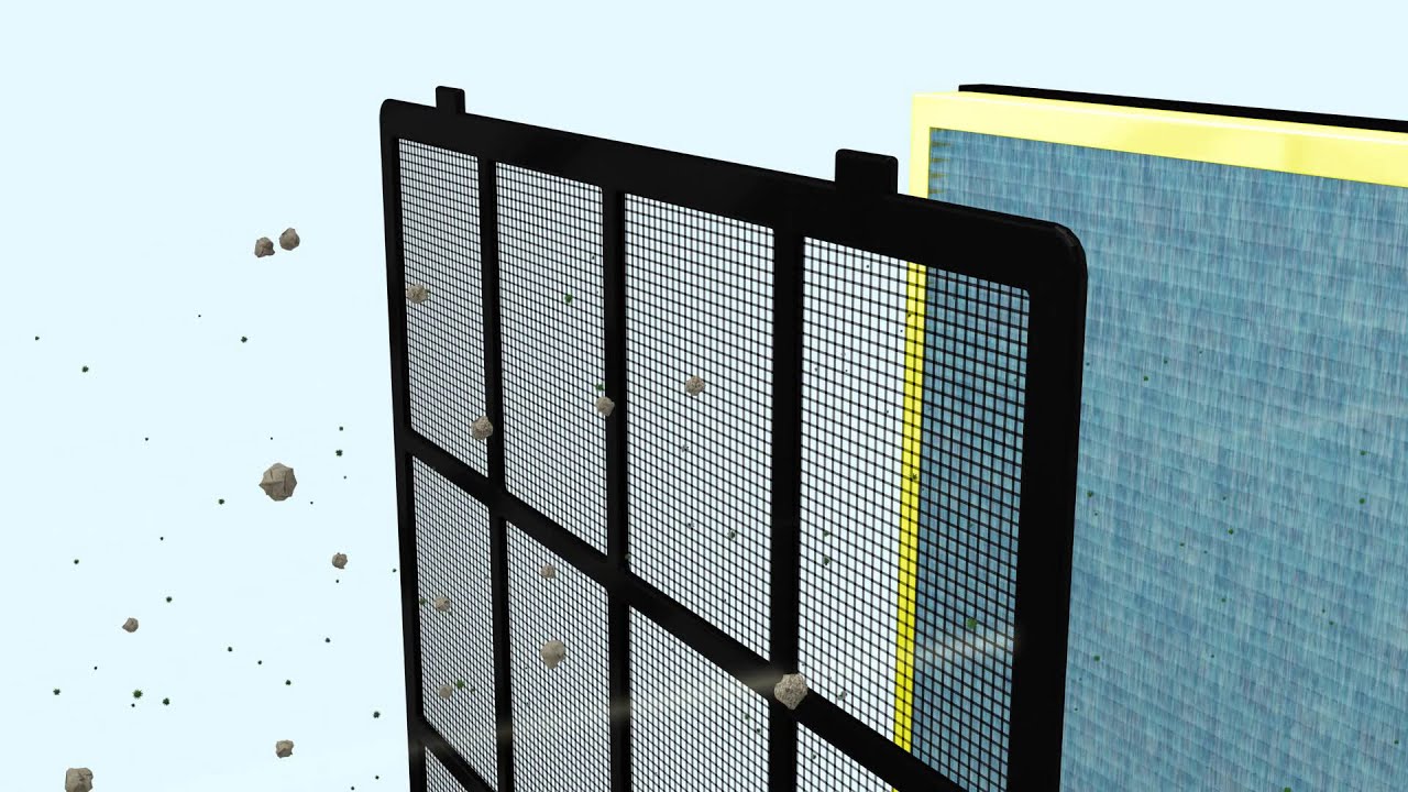 BONECO P500 Air Purifier: System animation of BONECO healthy air