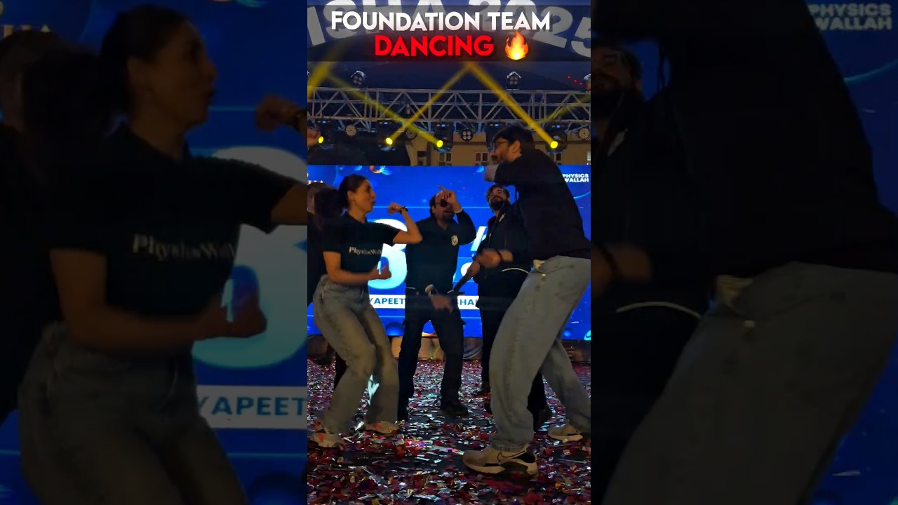 Foundation Team DANCE🤩🔥 #shorts #physicswallah #pw