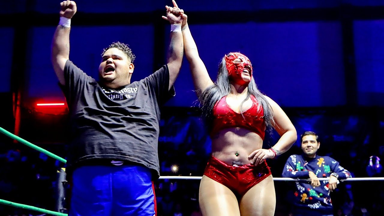 La Hiedra y Niño Hamburguesa vs Goya Kong y Carta Brava Jr ARENA NEZA