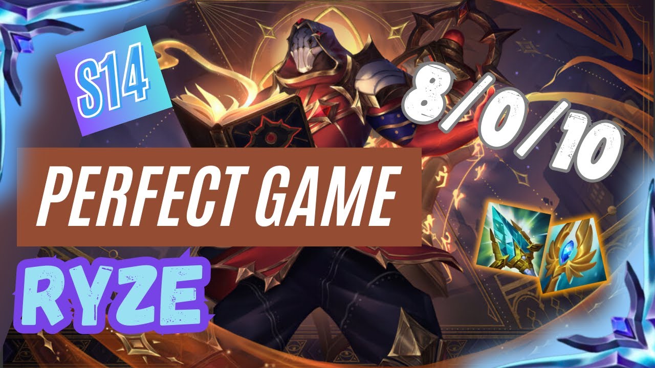 A PERFECT RYZE GAME ?!! HOW TO 1V9 GAMES AS RYZE ?