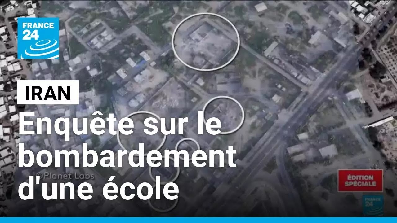 Iran : enquête sur le bombardement d'une école de filles dans le sud du pays • FRANCE 24
