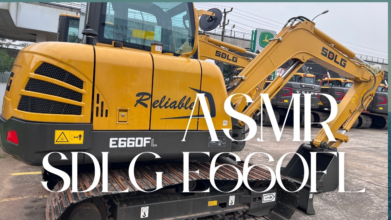 ASMR SDLG MINI EXCAVATOR 660 FL TAPAK LEBAR