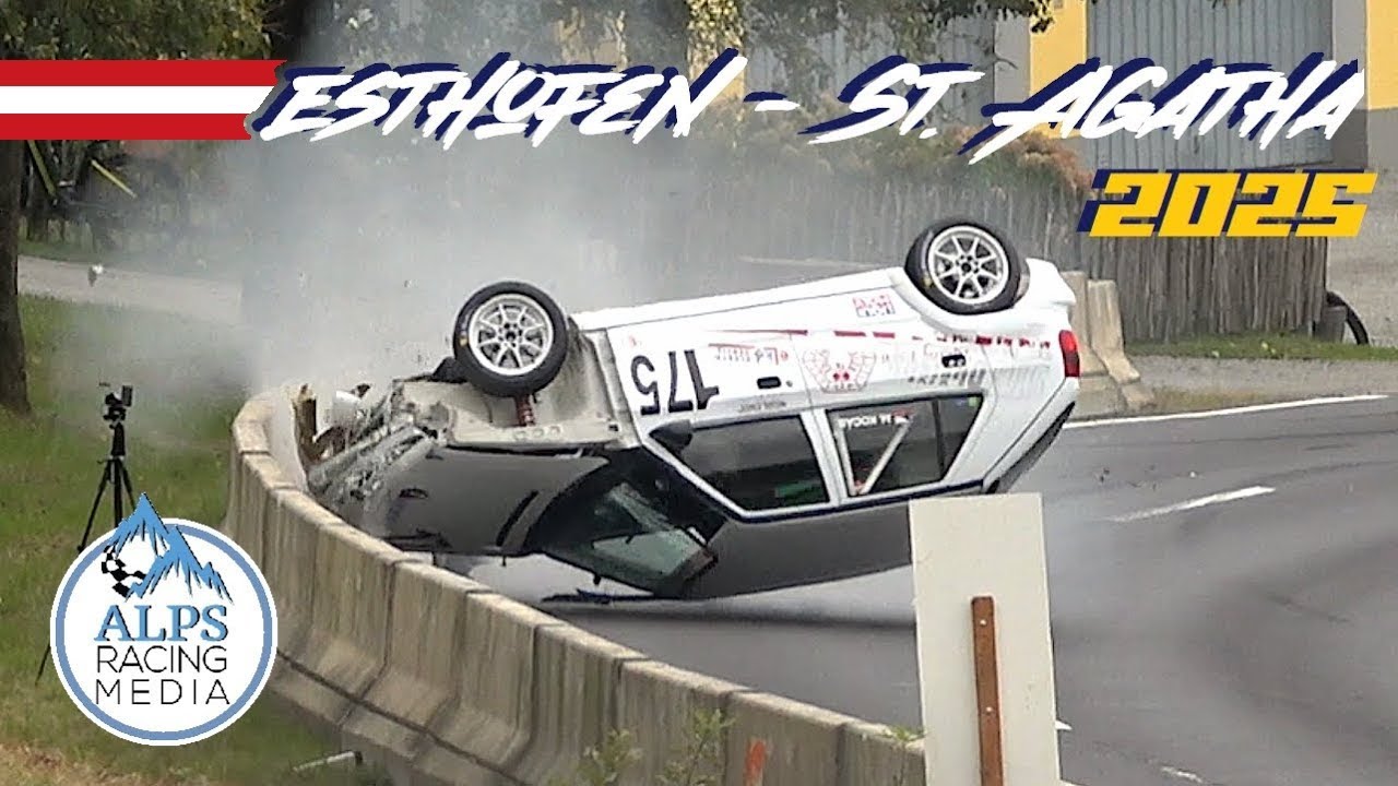 Bergrennen St. Agatha 2025 Hillclimb - Crashes & FULL SEND - cronoscalata course de côte [HD]