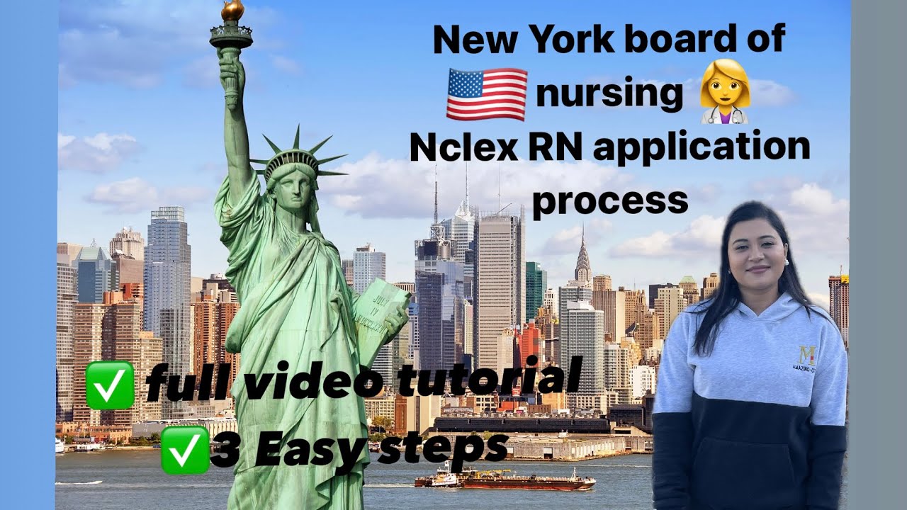 Nclex RN application - New York Board of Nursing | Easy DIY steps for foreign nurses | USRN 🇺🇸