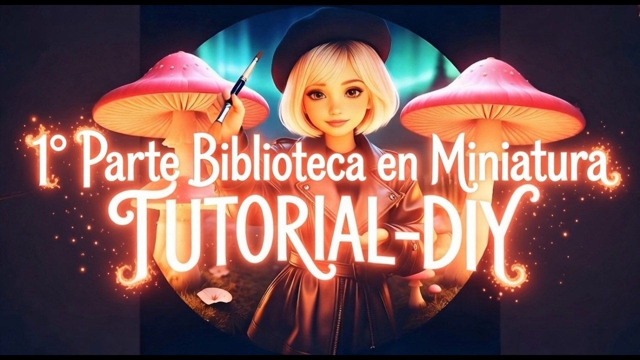 📚ESCALERA REDONDA EN MINIATURA (COMPLETA) | 📚 BIBLIOTECA EN MINIATURA · PARTE 1 #diy #tutorial #tedi