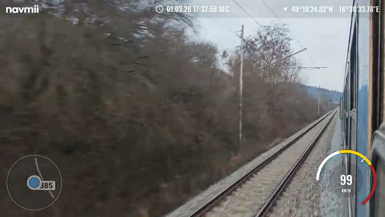 Trať 250 - R 983 ČD - Tišnov - Brno Královo pole