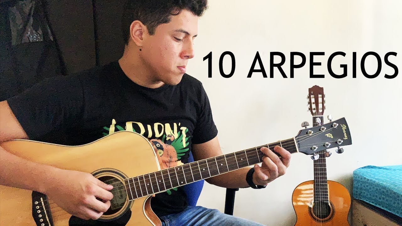 10 arpegios de guitarra en 8 minutos..