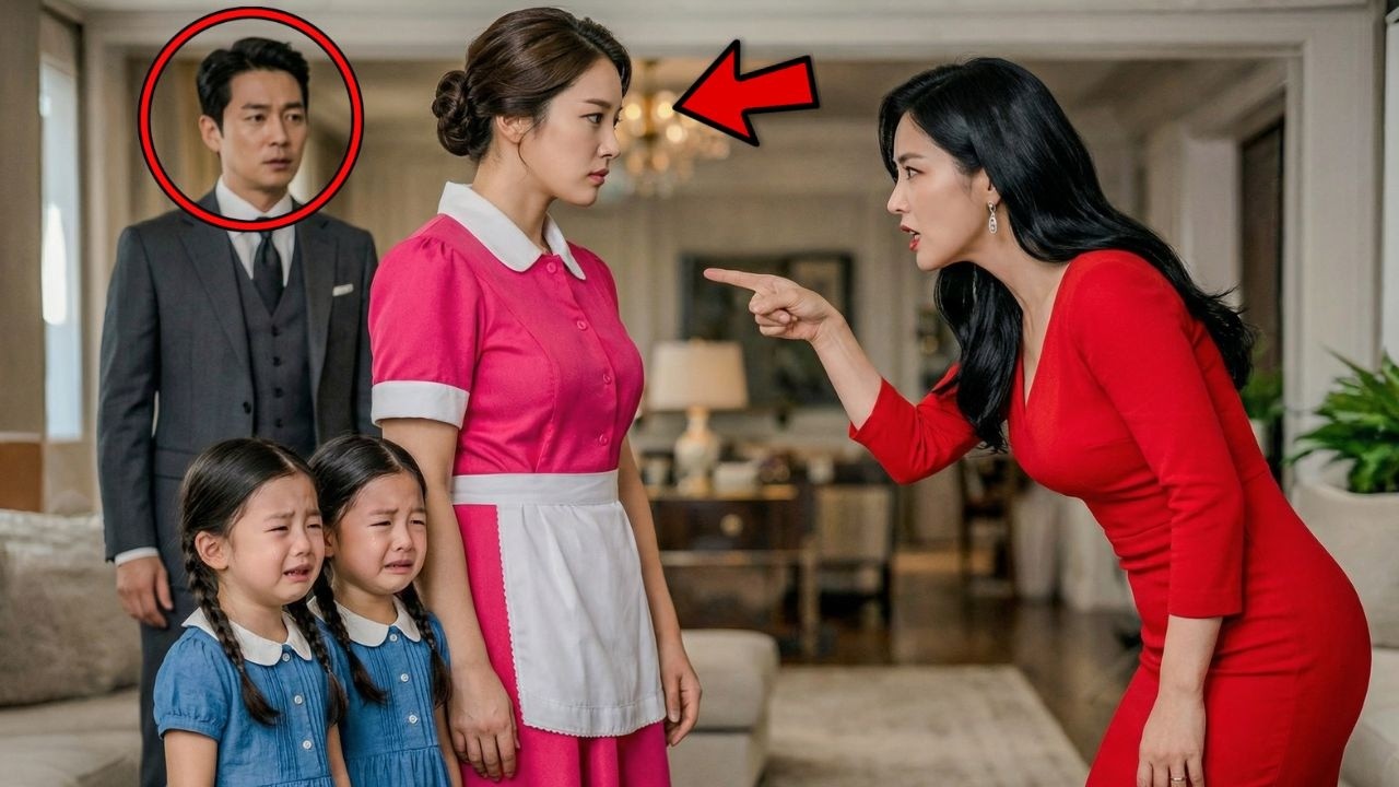 Milionário vê faxineira protegendo suas gêmeas e sua reação choca a todos | DRAMA COREANO