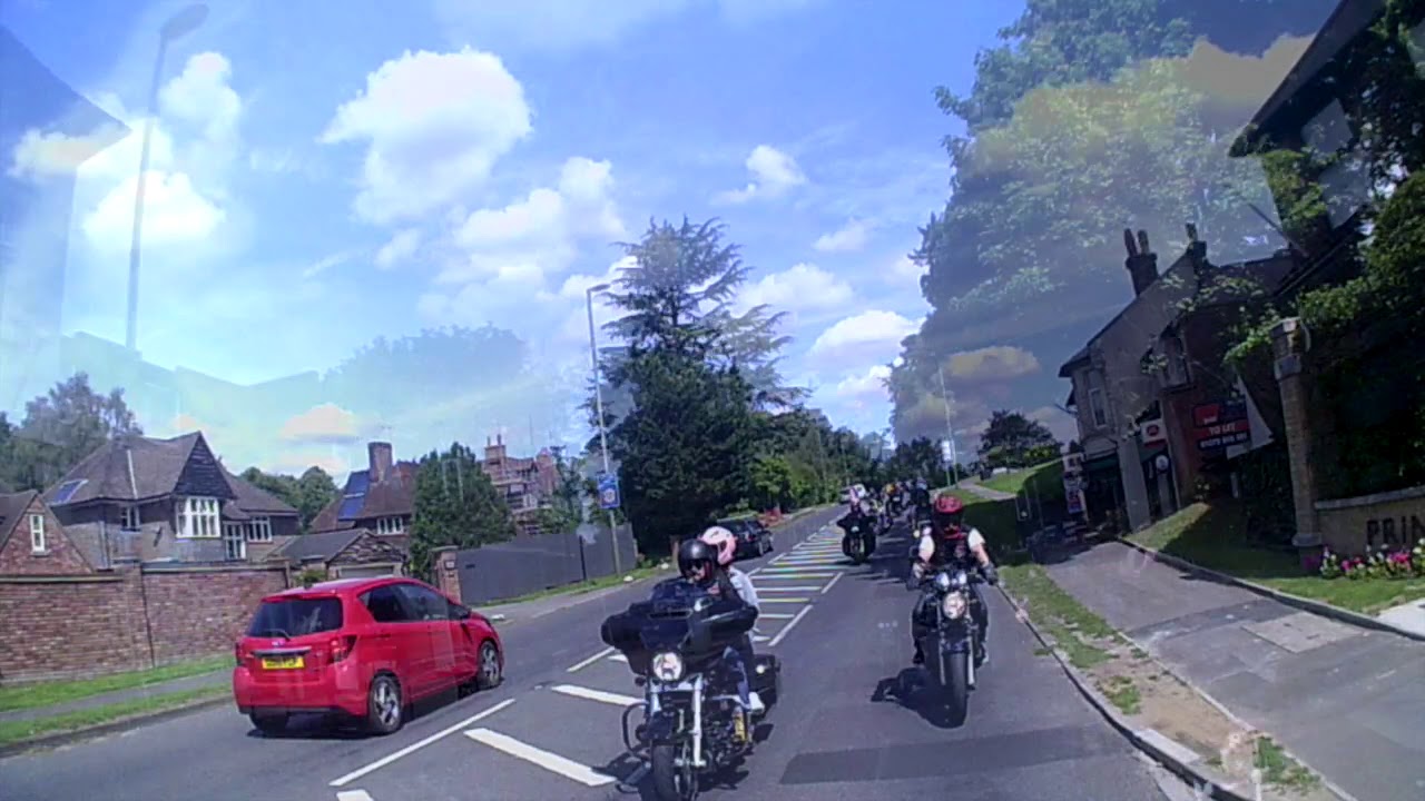 SURREY COALITION RIDE JULY 2020 Hells angels red devils undaunted and supporters