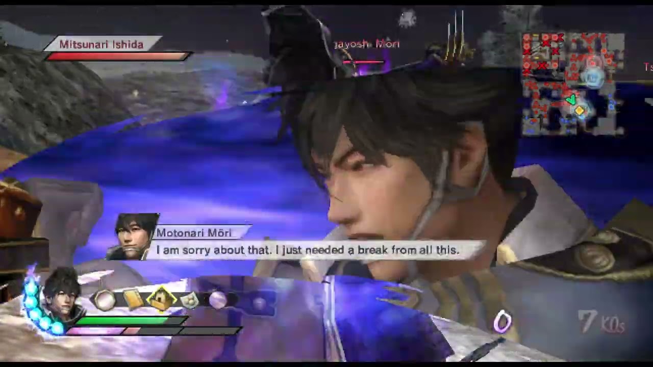 Samurai Warriors 3 - Motonari's Story 3 | Battle of Kōzuki Castle (Hard)