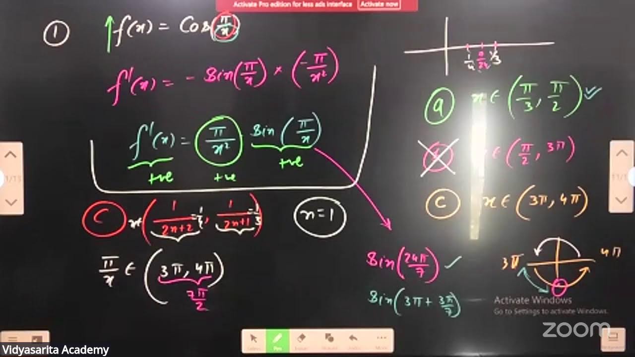Application Of Derivatives L-12 | 13-02-2026 | Pulkit Sir | Math's 11th B2 JEE | VSA