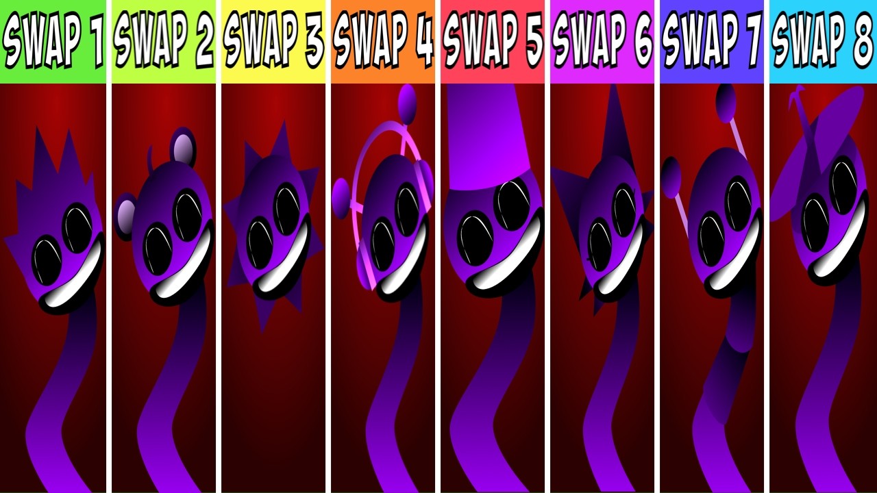 Incredibox Sprunki ALL SWAPPED PHASE 3 Characters