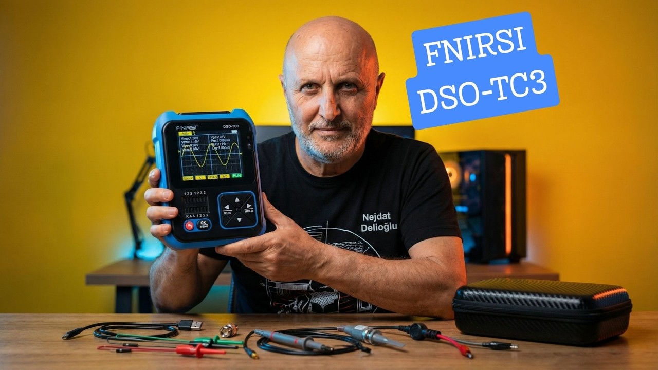 Bu ürün Her Elektronikçiye Lazım | FNIRSI DSO TC3  Osiloskop Transistör Test Cihazı | #işbirliği