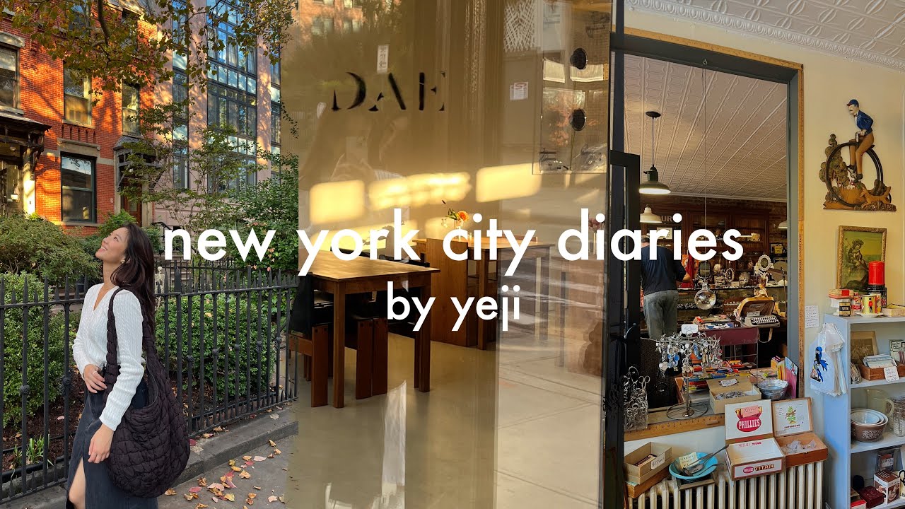 nyc vlog | things to do in brooklyn: places to eat, antique stores, cafes