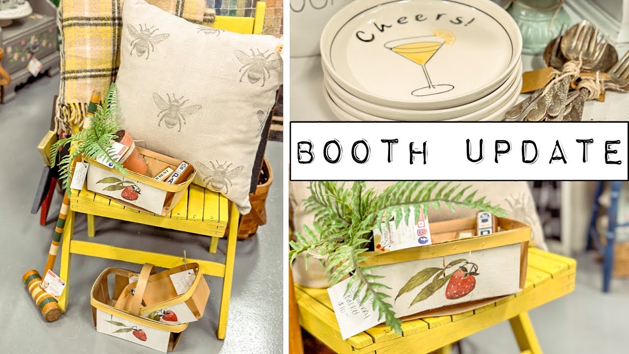 Booth Update - Spring Restock at the Ye Old Goat - Vintage & Repurposed Finds