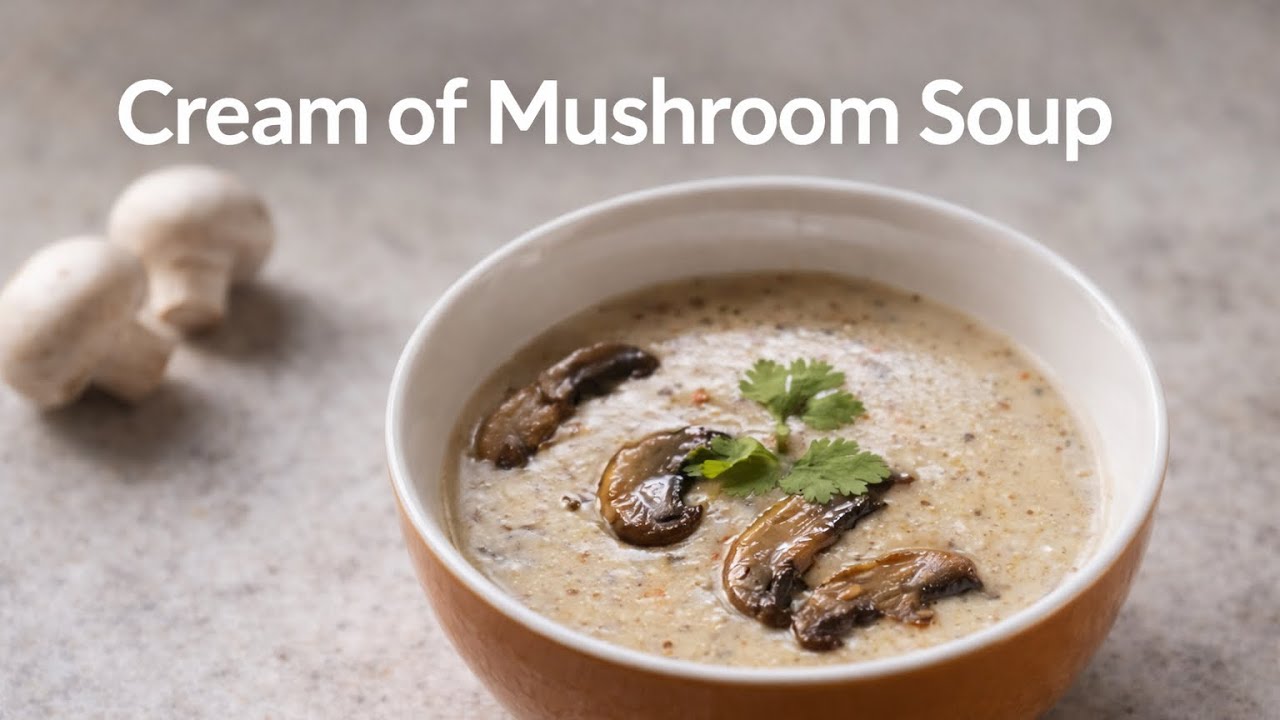 Yummiclious Cream of Mushroom Soup!!