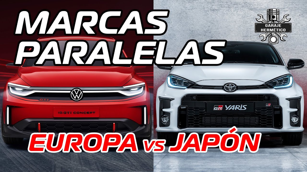 Marcas de coches paralelas: EUROPA Y JAPÓN