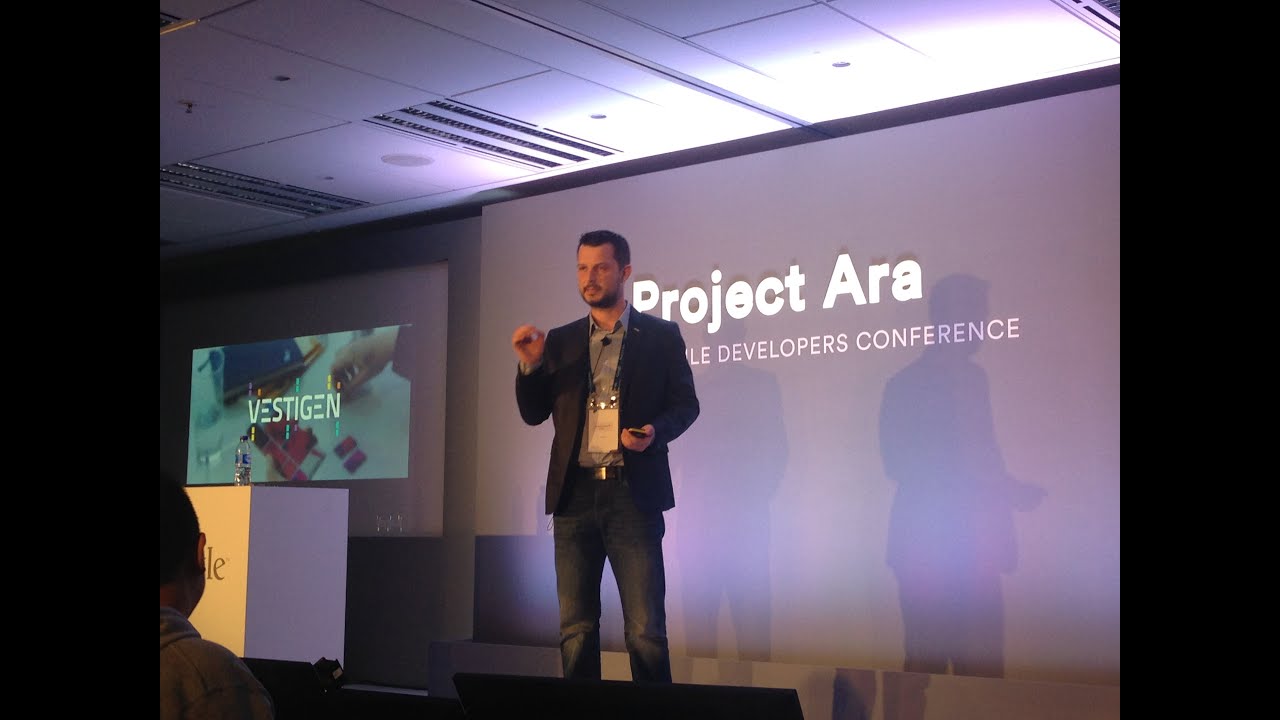 Vestigen presentation at Google Ara Developers Conference in Singapore