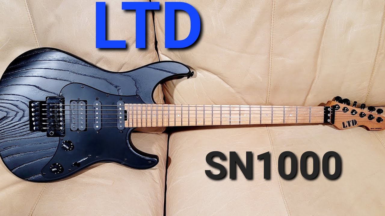 LTD, SN1000 Black Sandblasted Finish