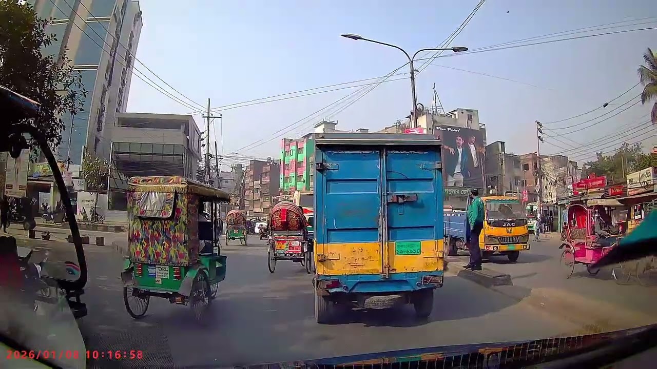Jurain To Motijheel via Doyaganj | Early Winter Morning Drive | January 08, 2026