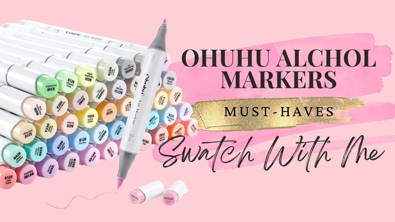 Are These the BEST Ohuhu Colors? 🎨 Swatch With Me to Find Out!
