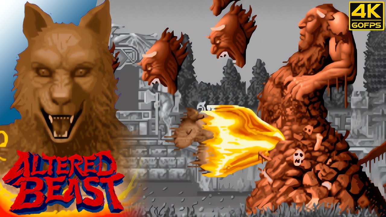 Altered Beast (Arcade / 1988) 4K 60FPS