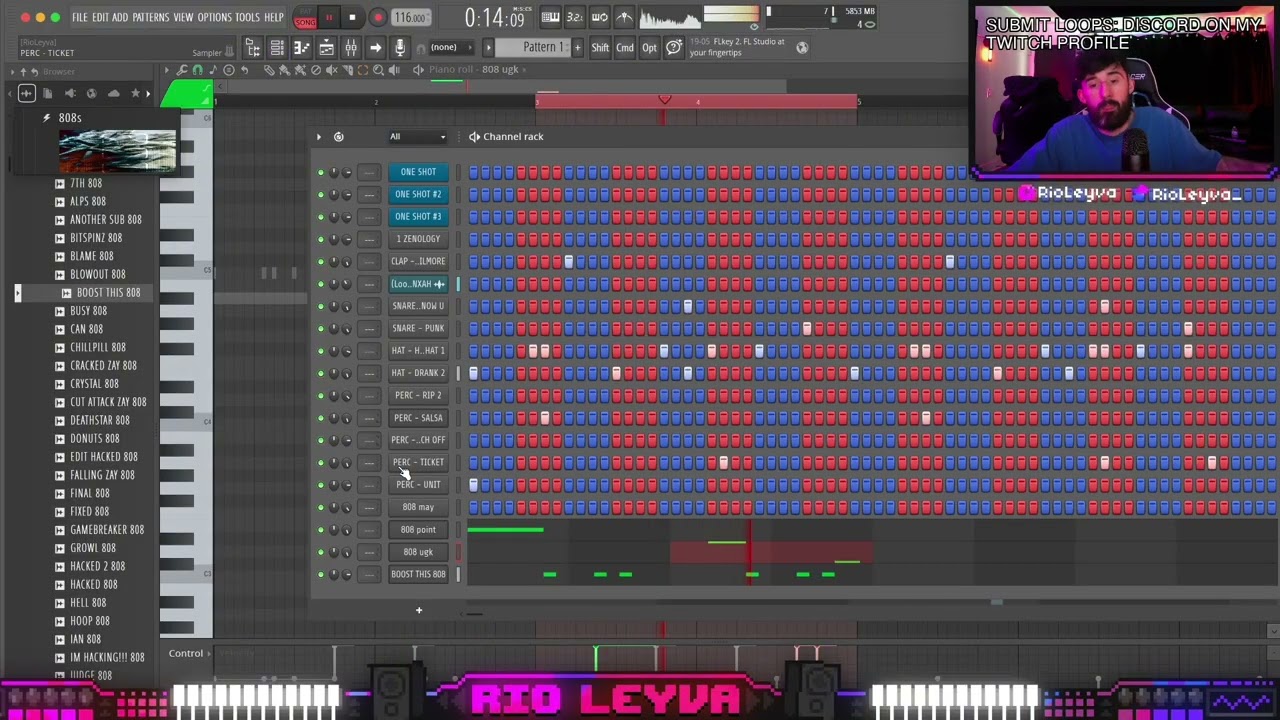 RIO LEYVA MAKES 10 CRAZY BEATS WITH VIEWERS LOOPS